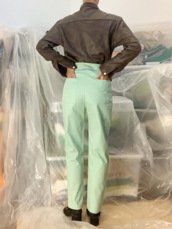  DÉSIRÉEKLEIN 스트레이트 팬츠 DÉsirÉeklein 로타 팬츠 민트 - OTHER BRANDS