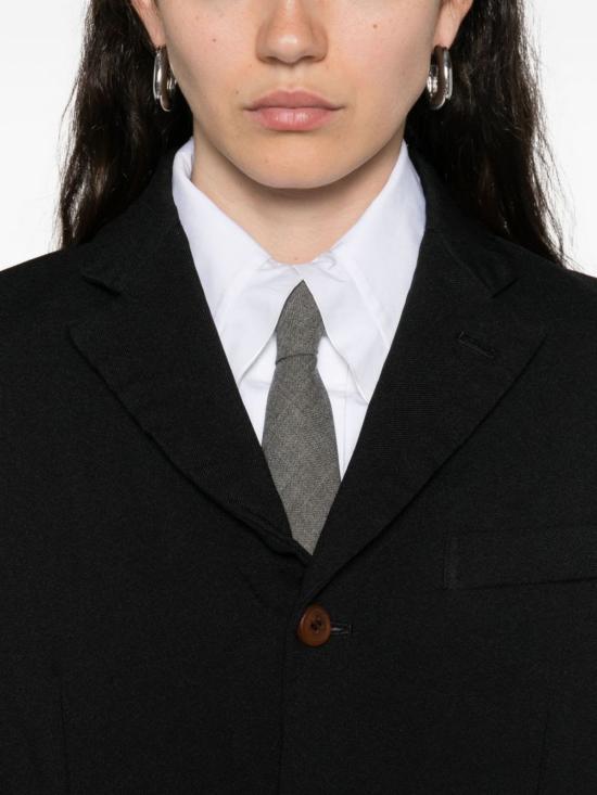  꼼데가르송 수트 자켓 Comme Des Garçons 싱글 브레스티드 재킷 블랙 - COMME DES GARCONS
