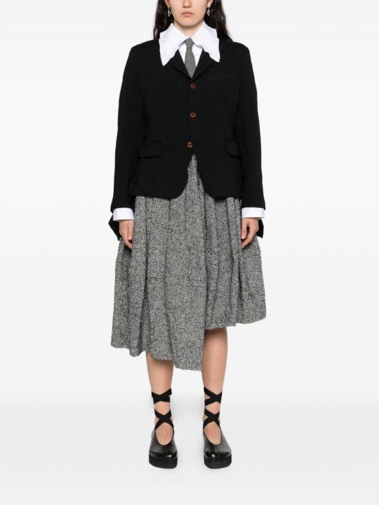  꼼데가르송 수트 자켓 Comme Des Garçons 싱글 브레스티드 재킷 블랙 - COMME DES GARCONS