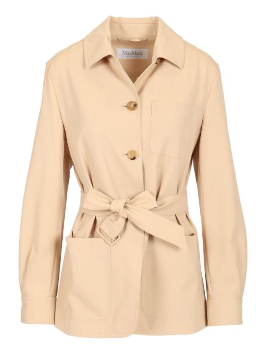  막스마라 자켓 Max Mara Pulvino 쇼트 사파리 재킷 베이지