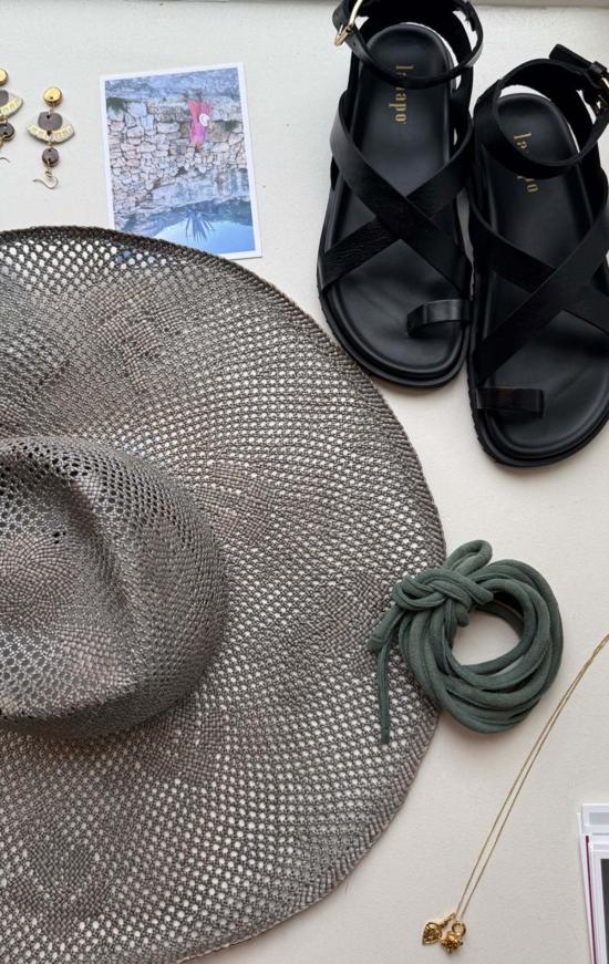  라나포 샌들 크로스  블랙 - LANAPO