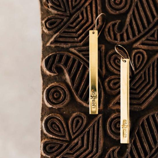  Ten Thousand Villages 이어링 만 개의 마을 전쟁과 평화 귀걸이 - OTHER BRANDS