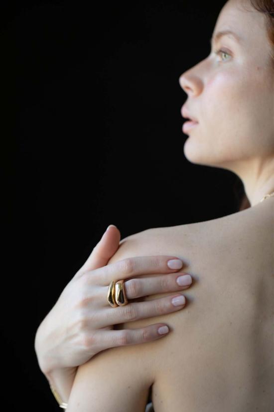  시리 한스도터 반지 글렌르 라운드 돔 링 - SIRI HANSDOTTER