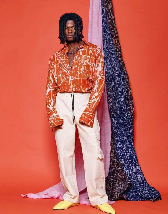  Post-Imperial 긴팔 셔츠 포스트 임페리얼 아자  당근/뼈 - OTHER BRANDS