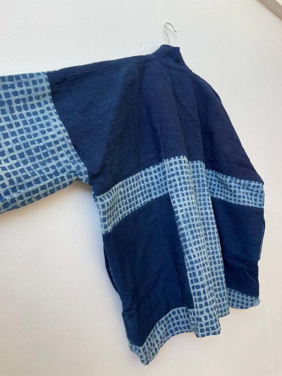  Happy French Gang 코트 해피 프렌치 갱  체크 인디고 - OTHER BRANDS