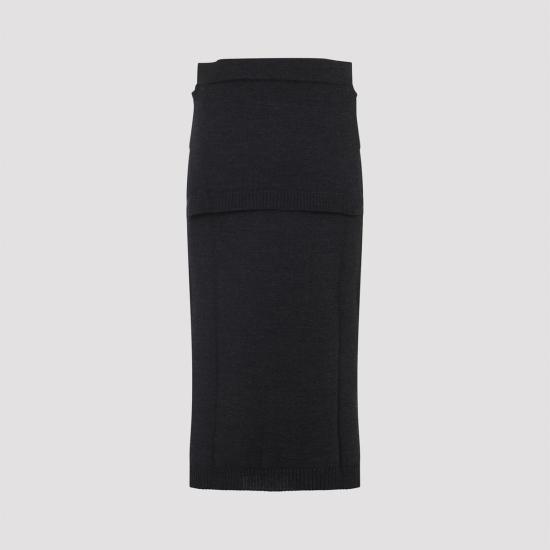  르메르 미디 스커트 고나 트롬프 L I 스웨터  그레이 - LEMAIRE