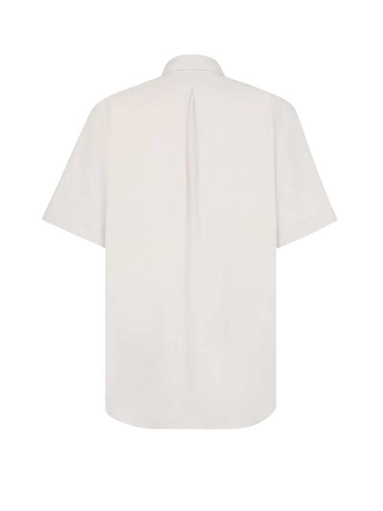  펜디 반팔 셔츠 옥스포드 셔츠 베이지