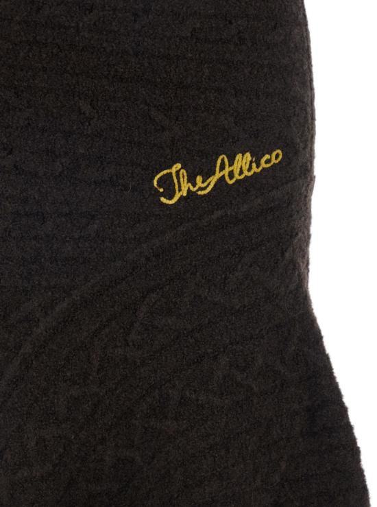  디 아티코 롱 스커트 아티코 비대칭  브라운 - THE ATTICO