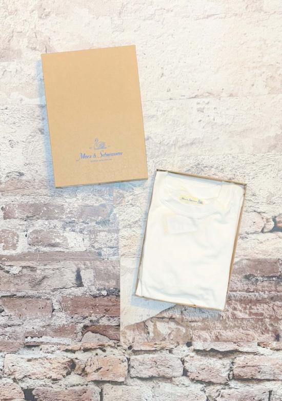  메르츠 비 슈바넨 반팔 티셔츠 Merz B. Schwanen 2 S14 헤비 웨이트 릴렉스 핏 10.7온스 티셔츠