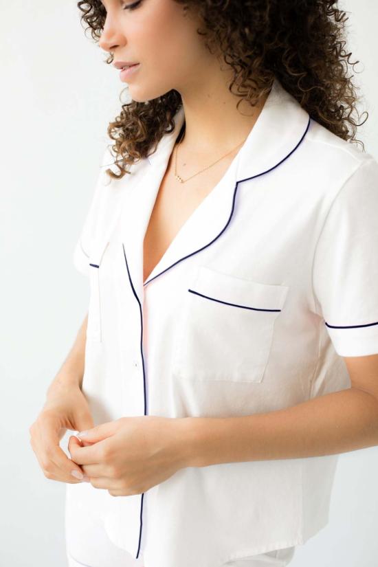  Salua Lingerie 라운지 웨어 살루아 란제리 클래식 럭셔리 카프리 파자마 - SALUA LINGERIE