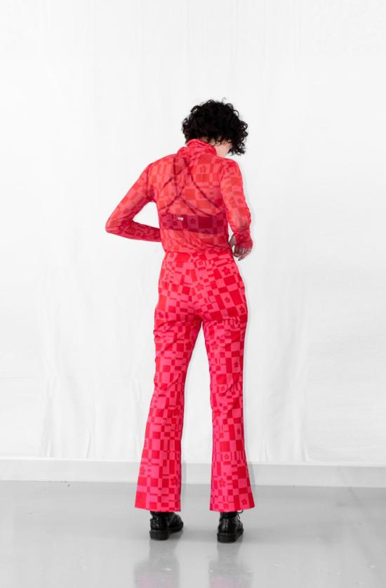  Mary Lo 스트레이트 팬츠 메리 로 체크메이트 플레어! - OTHER BRANDS