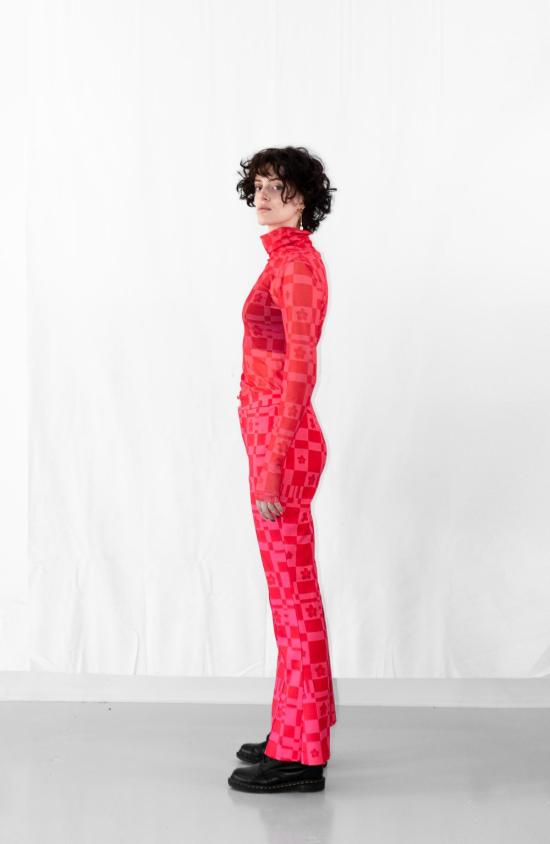  Mary Lo 스트레이트 팬츠 메리 로 체크메이트 플레어! - OTHER BRANDS