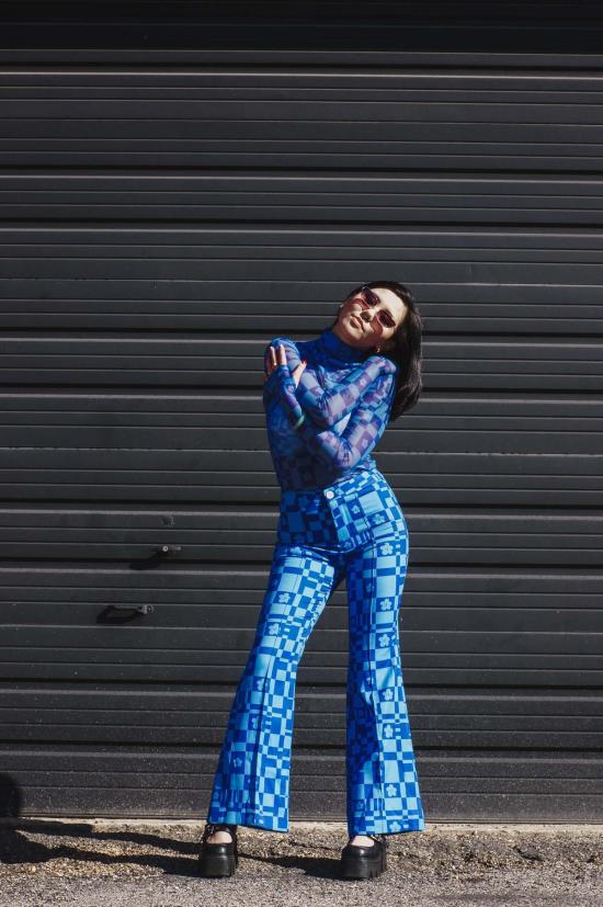  Mary Lo 스트레이트 팬츠 메리 로 체크메이트 플레어! - OTHER BRANDS