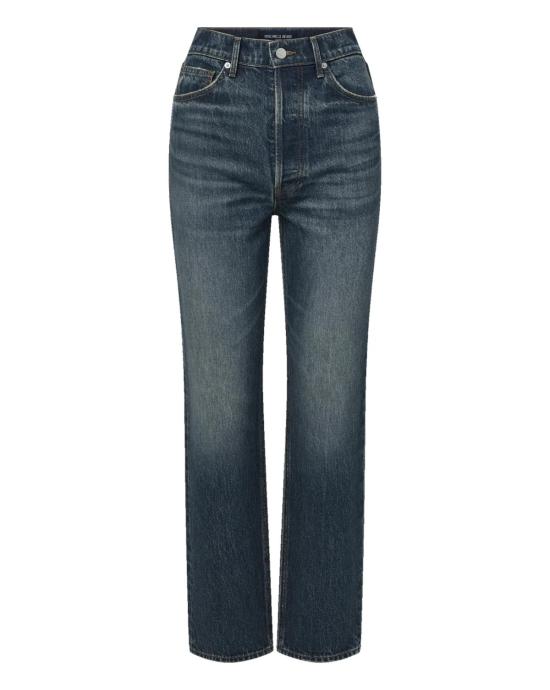  베로니카비어드 데님 팬츠 베로니카 비어드 크로스비 슬림 와이드 레그 진 시티 라이츠 - VERONICA BEARD