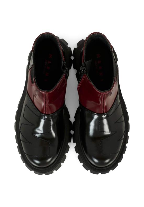  [키즈] 마르니 부츠 키즈 앵클 부츠 블랙 - MARNI
