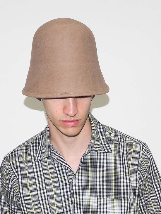  클라이드 모자 크라운 햇 (토프 컬러 울 소재) - CLYDE