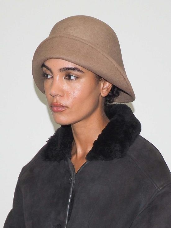  클라이드 모자 크라운 햇 (토프 컬러 울 소재) - CLYDE