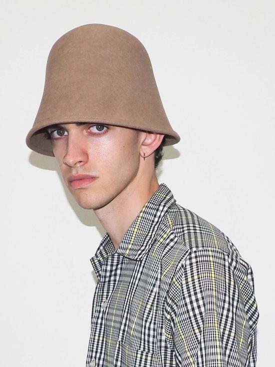  클라이드 모자 크라운 햇 (토프 컬러 울 소재) - CLYDE
