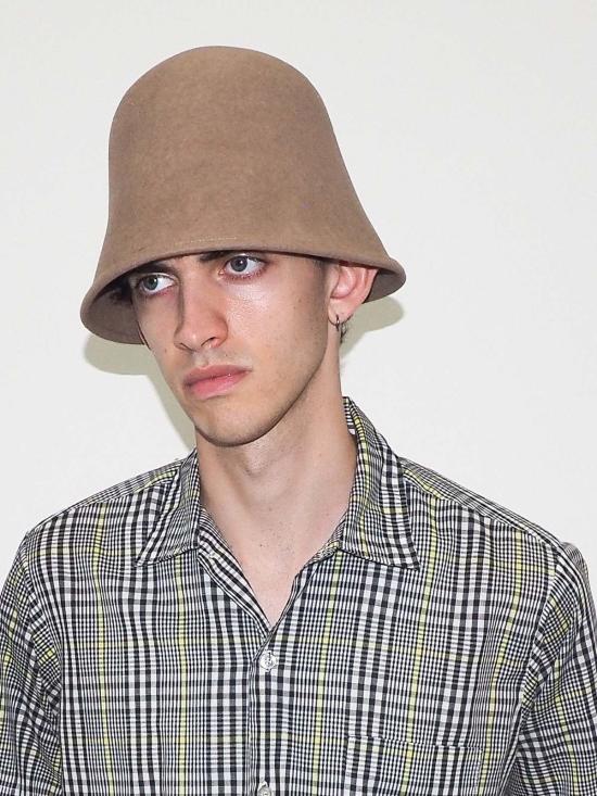  클라이드 모자 크라운 햇 (토프 컬러 울 소재) - CLYDE