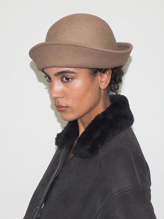  클라이드 모자 크라운 햇 (토프 컬러 울 소재) - CLYDE