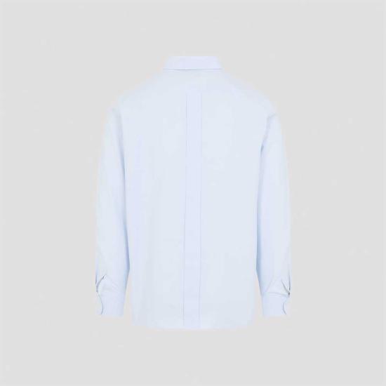  생로랑 긴팔 셔츠 Saint Laurent 셔츠 블루 블랑 - SAINT LAURENT