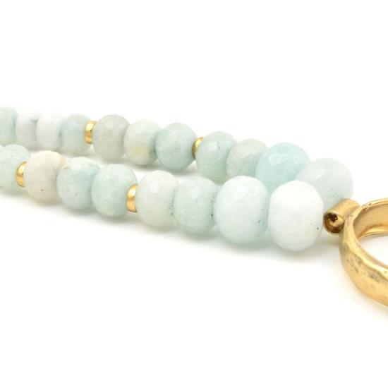  목걸이/팬던트 컬렉션 1304 아쿠아마린 태양 목걸이 - OTHER BRANDS