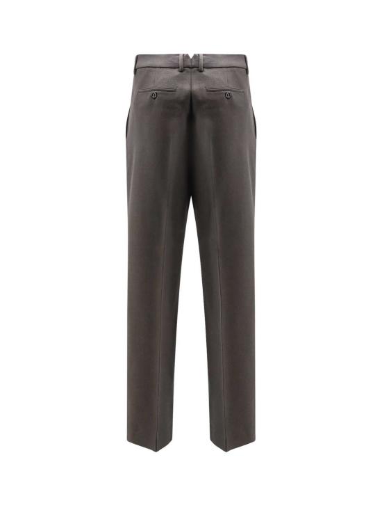  아미 스트레이트 팬츠 알렉상드르 마티우시 버진 울 팬츠 그레이 - AMI