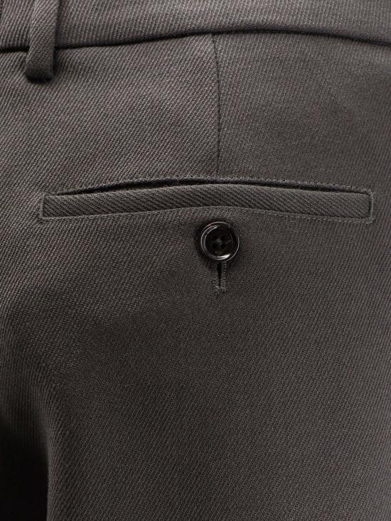  아미 스트레이트 팬츠 알렉상드르 마티우시 버진 울 팬츠 그레이 - AMI