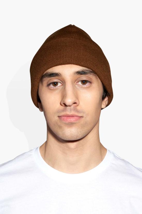  THE CELECT 모자 셀렉트 레귤러 비니 브라운