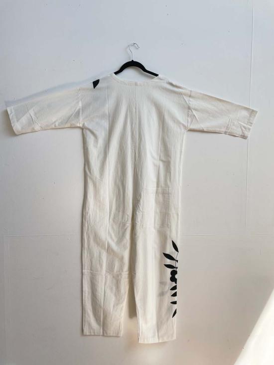  Happy French Gang 점프수트 해피 프렌치 갱 핸드페인팅  크림 - OTHER BRANDS