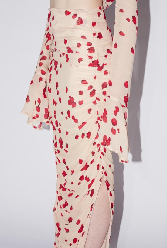  샘디 롱 스커트 사엠디 쉬폰 스커트 누드/로즈 - SAEMDI