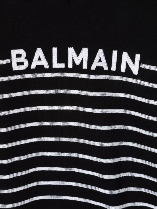  [키즈] 발망 원피스 아동용 블랙 드레스 - BALMAIN