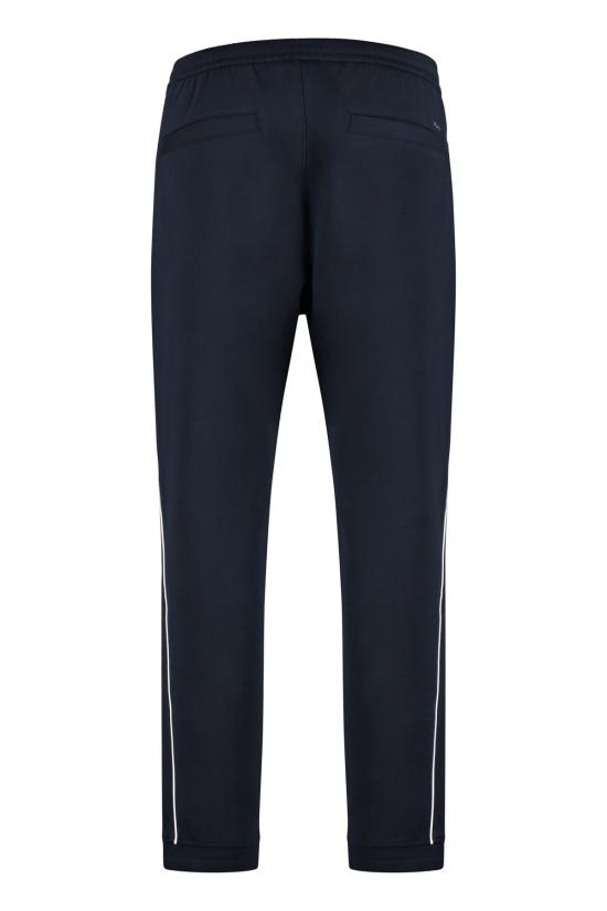  엠포리오 아르마니 숏팬츠 코튼 트랙 팬츠 블루 - EMPORIO ARMANI