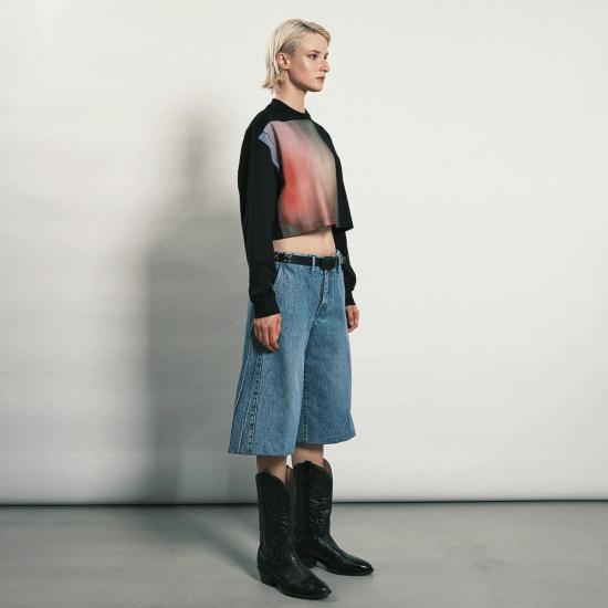  타나카 데님 숏팬츠 진 반바지 - TANAKA