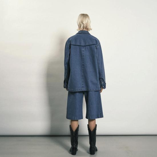  타나카 데님 숏팬츠 진 반바지 - TANAKA