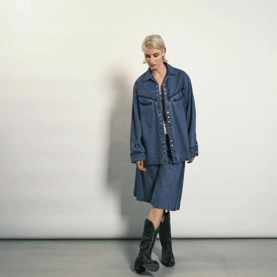  타나카 데님 숏팬츠 진 반바지 - TANAKA