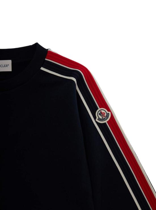  [키즈] 몽클레어 풀오버 키즈 크루넥 스웨트셔츠 블루 - MONCLER