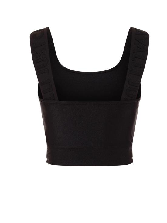  로베르토 카발리 트레이닝 티셔츠 저스트 카발리  블랙 - ROBERTO CAVALLI