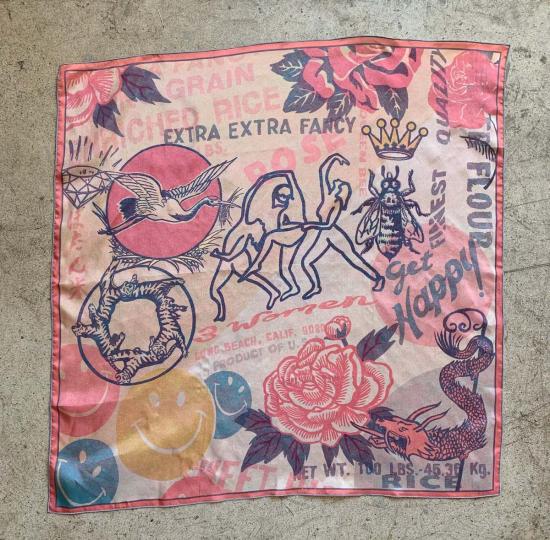  3 Women 머플러/스카프 Get Happy 실크 스카프 예약 주문 - OTHER BRANDS