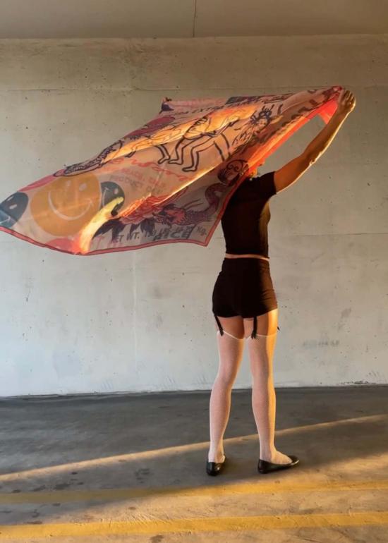  3 Women 머플러/스카프 Get Happy 실크 스카프 예약 주문 - OTHER BRANDS