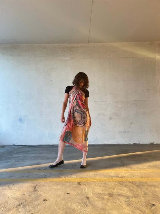  3 Women 머플러/스카프 Get Happy 실크 스카프 예약 주문 - OTHER BRANDS