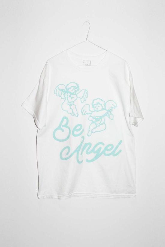  giu giu 반팔 티셔츠 지우 지우 비 엔젤 티 아쿠아