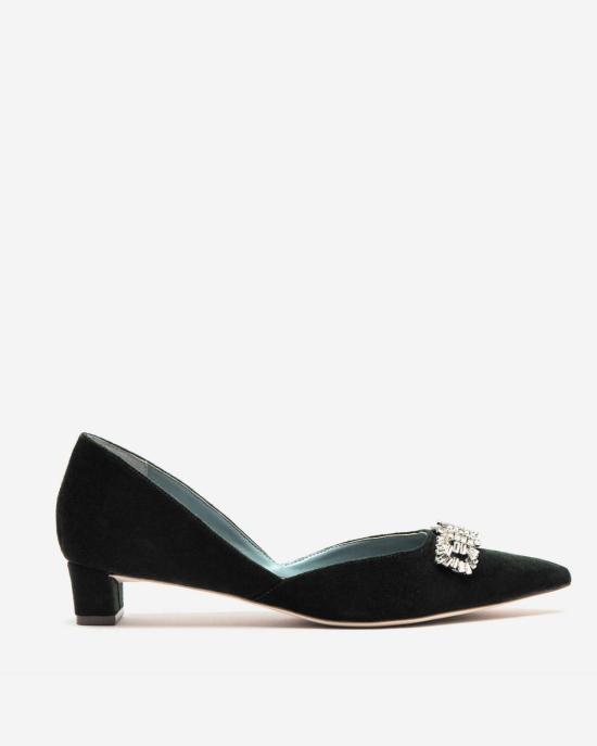  프란체스 발렌타인 힐/펌프스 프랜시스 발렌타인 폴라 벨벳 펌프스 블랙