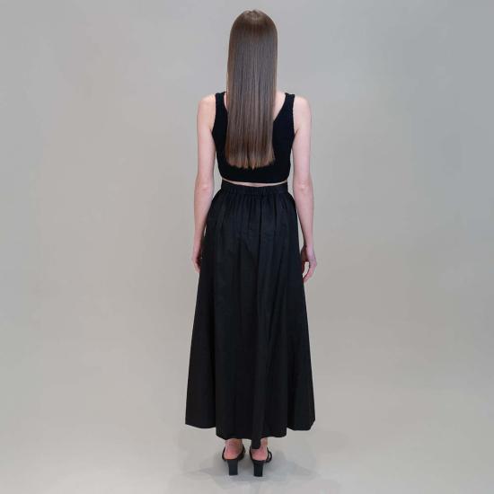  포만데레 민소매 티셔츠 포만데르 니트 탱크탑 블랙 - POMANDERE