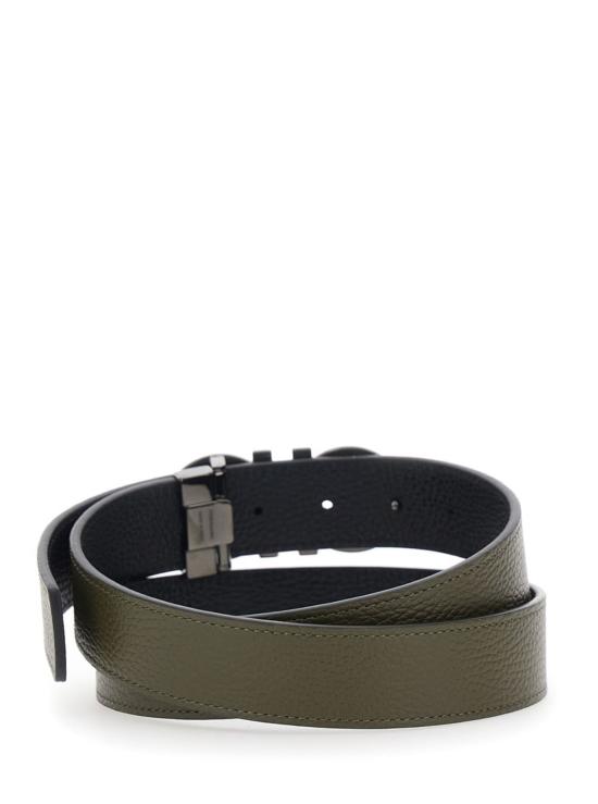  살바토레 페라가모 가죽 벨트 페라가모 리버서블 간치니 버클 그레인드 가죽  블랙 - SALVATORE FERRAGAMO