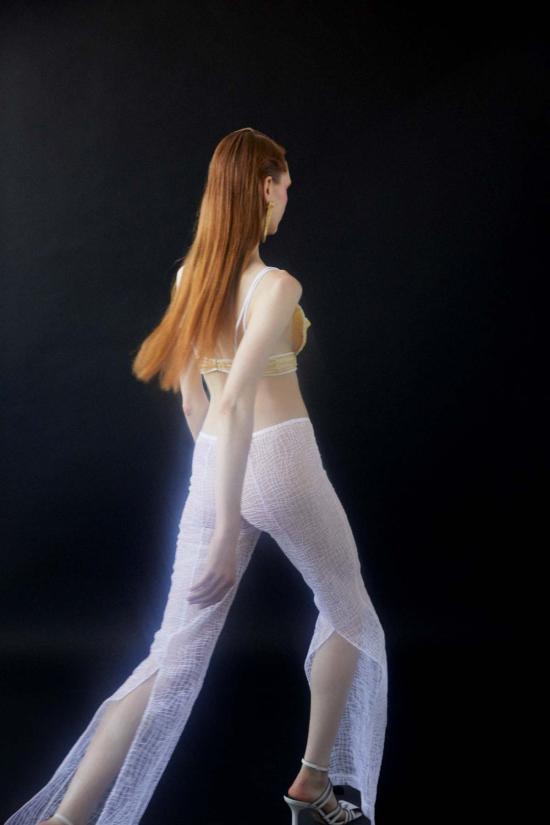  Luisa et La Luna 스트레이트 팬츠 Luisa Et La Luna 넵튠 팬츠 블랑 - OTHER BRANDS