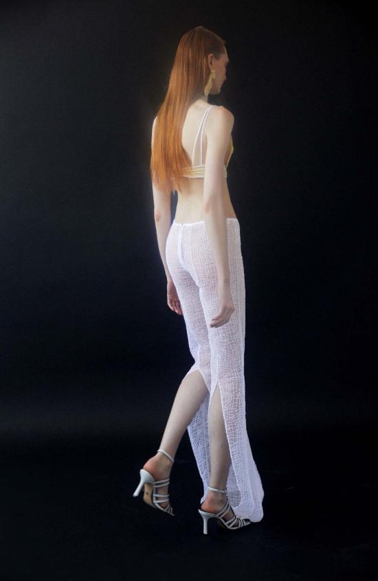  Luisa et La Luna 스트레이트 팬츠 Luisa Et La Luna 넵튠 팬츠 블랑 - OTHER BRANDS