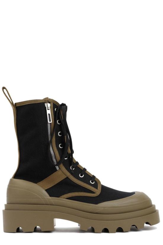  보테가베네타 부츠 보테가 베네타 레이스업 앵클  블랙