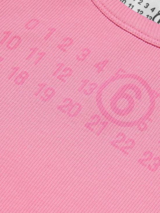  [키즈] MM6 메종마르지엘라 오버롤 메종 마르지엘라 키즈 MM6 MM6D98U 점프수트 핑크 - MM6 MAISON MARGIELA