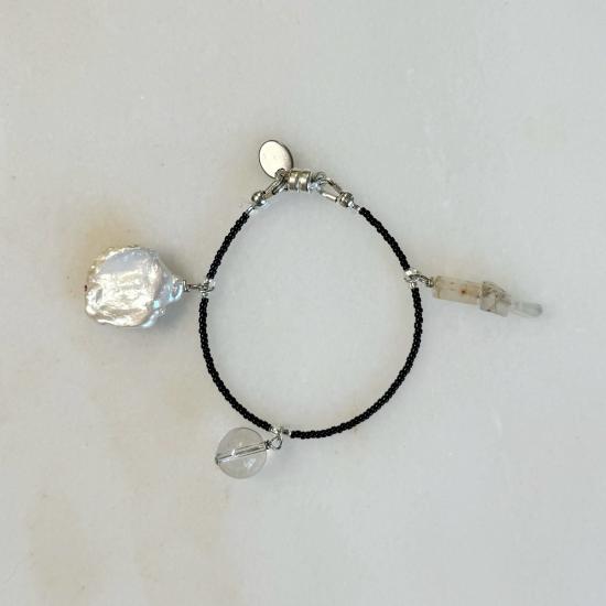  씨 앤 패턴 팔찌 바다 + 패턴 보석 참 - SEA & PATTERN